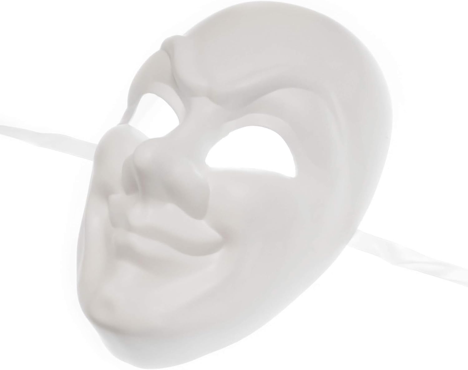 Miniatura 4 de Más allá de la mascarada blanca máscaras de mascarada DIY máscara en blanco sin decorar pintar