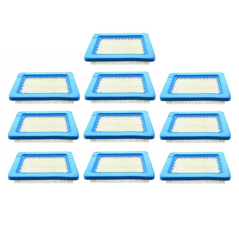 Filtre à air 491588S et 491588 pour tondeuse à gazon et motoculteur - Lot de 10 pièces