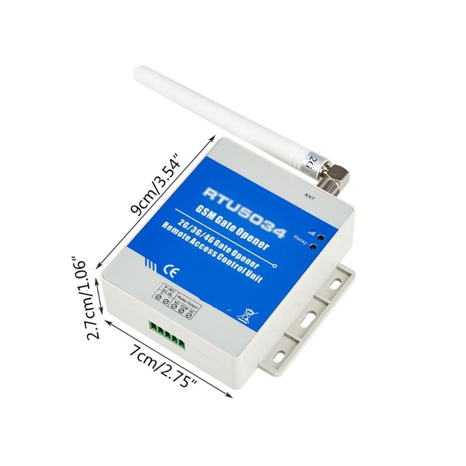 Garagentoröffner, 2G GSM Toröffner RTU5034 Handy Access Controller Fernbedienung Passend für vielseitige Tore