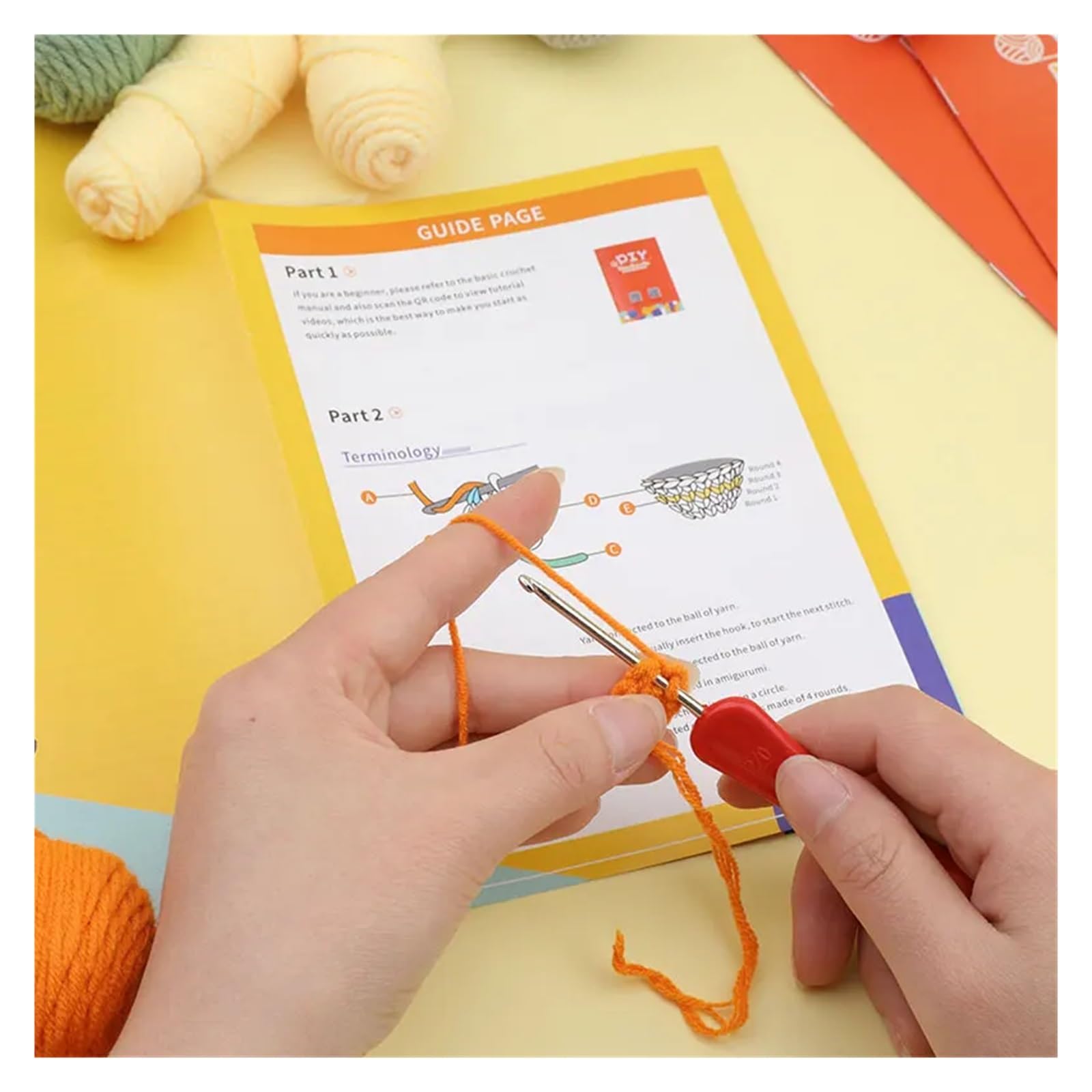 Yunmiao Crochet pour Débutants, Tricoter des Peluches Animaux, Kit