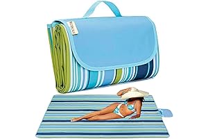 Oversized Beach Blanket 80" x 60" - Enjoy Summer Days on the...