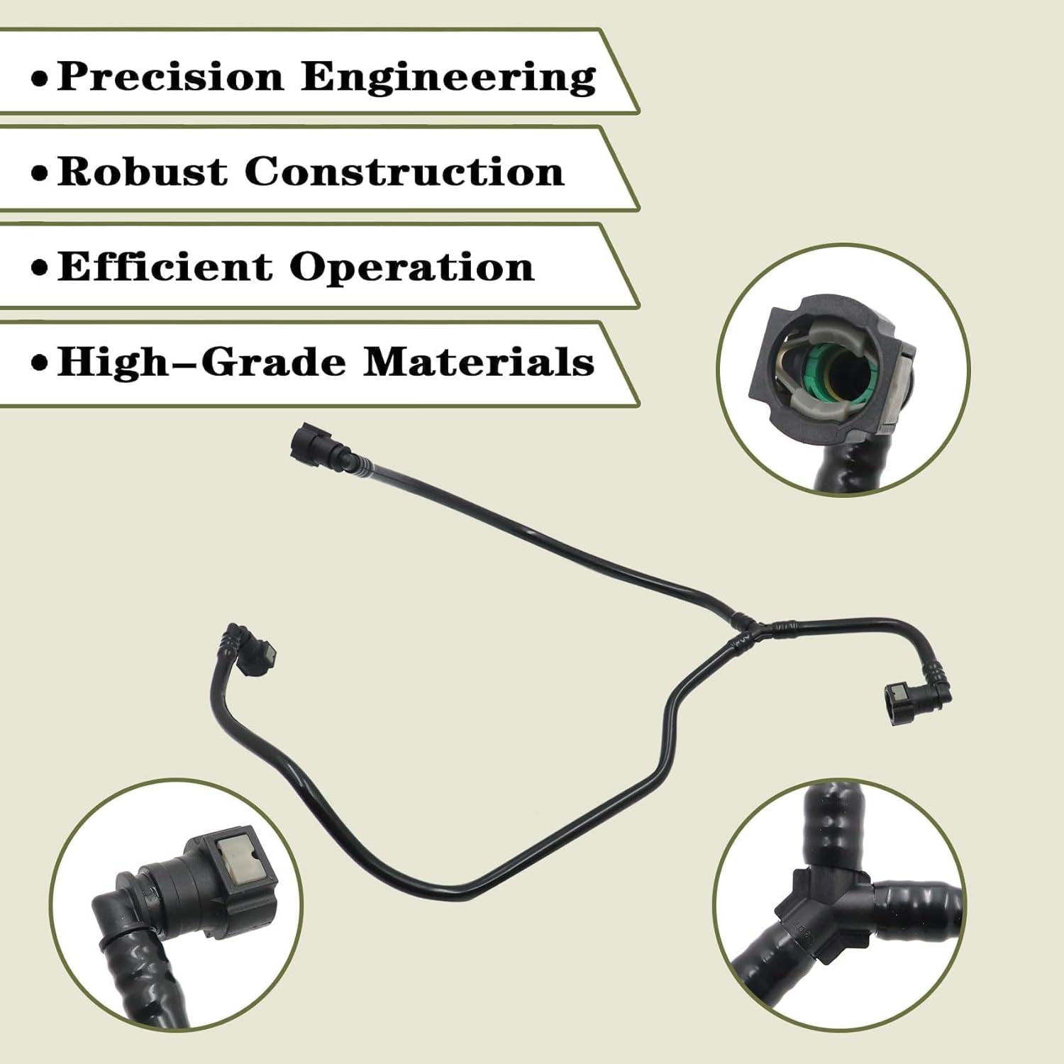Priprilod Gas Rear Fuel Feed Pipe Fuel Line Assy Compatible With Chevrolet Camaro 2010-2012 Gas Rear Fuel Feed Pipe #92226561