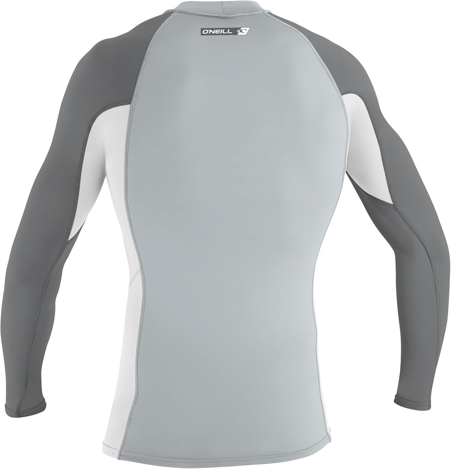 O'Neill Men's Premium Skins UPF 50+ Long Sleeve Rash Guard, Cool Grey/White/Smoke, 3X-Large