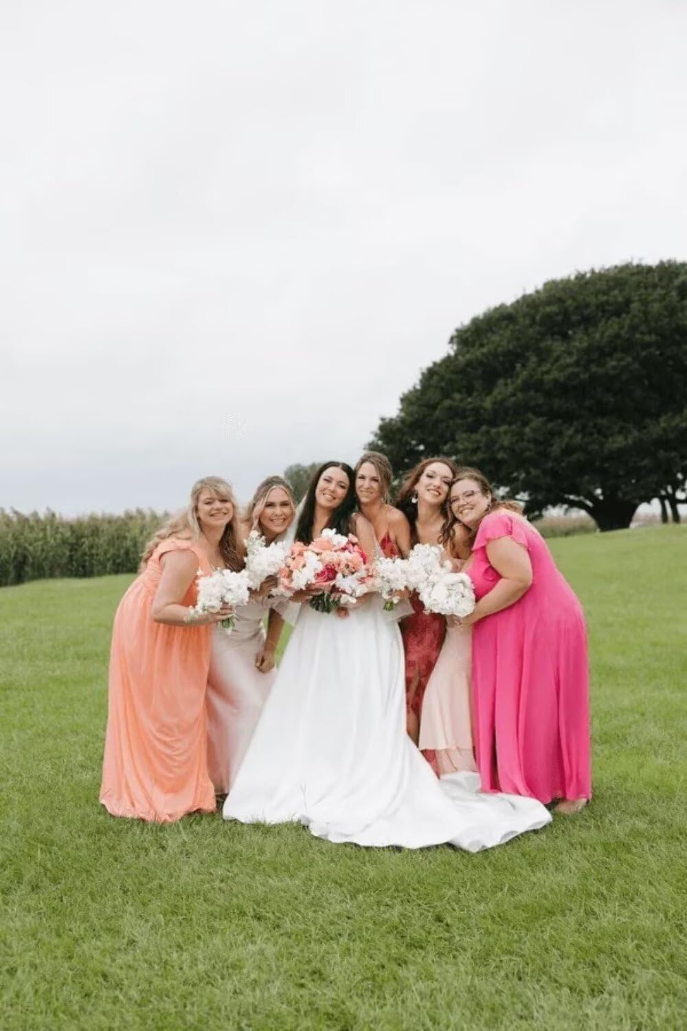 Flutter Sleeves Bridesmaid Dresses 2026 Pleated Chiffon Long A Line Maxi Long Formal Flowy Dress YY036 - Image 7