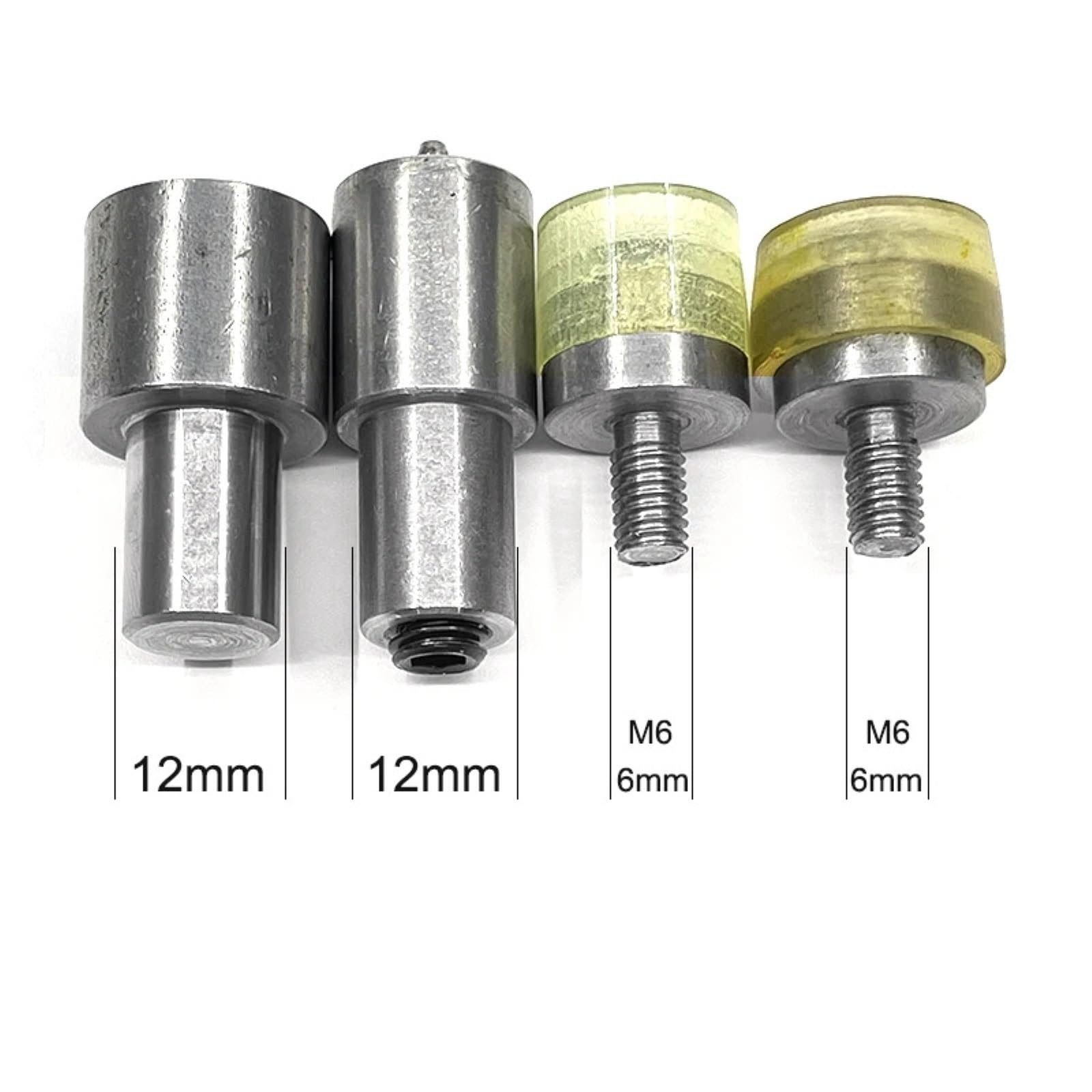 Snap Fasteners Botón Die Molde especial for máquina de botones (12 mm) | Moldes a presión for botones de cierres a presión, 12,5/15mm(50 sets and molds-01,12.5mm)