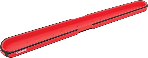 Miniatura 8 de Steelman Juego de 2 bandejas magnéticas para almacenamiento de enchufes y accesorios, tamaño pequeño (6 pulgadas) y mediano (12 pulgadas) (75107)