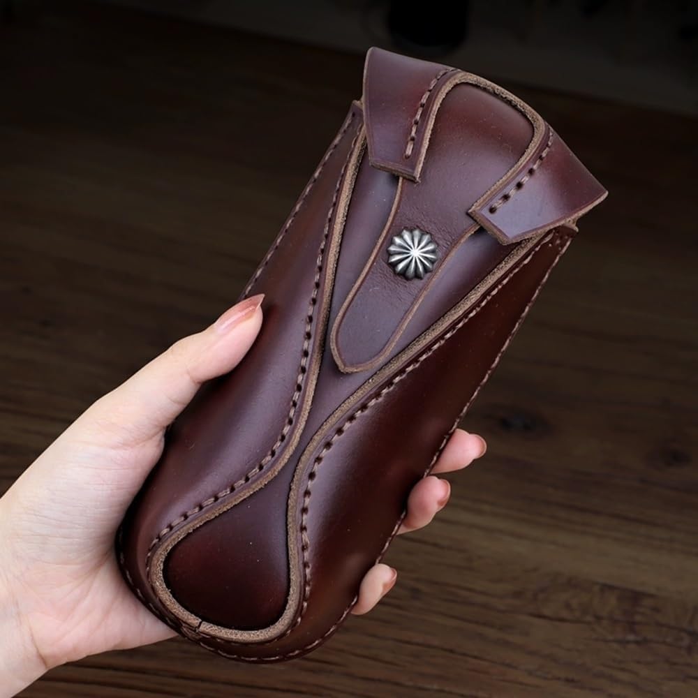 Brillenetui Hardcase Brillenbox Tragbares Leder Brillenhalter Brillenbehälter Unisex Klassische Brillentasche Sonnenbrillenetui Für Schutz Und Aufbewahrung Glasses Sunglasses Case