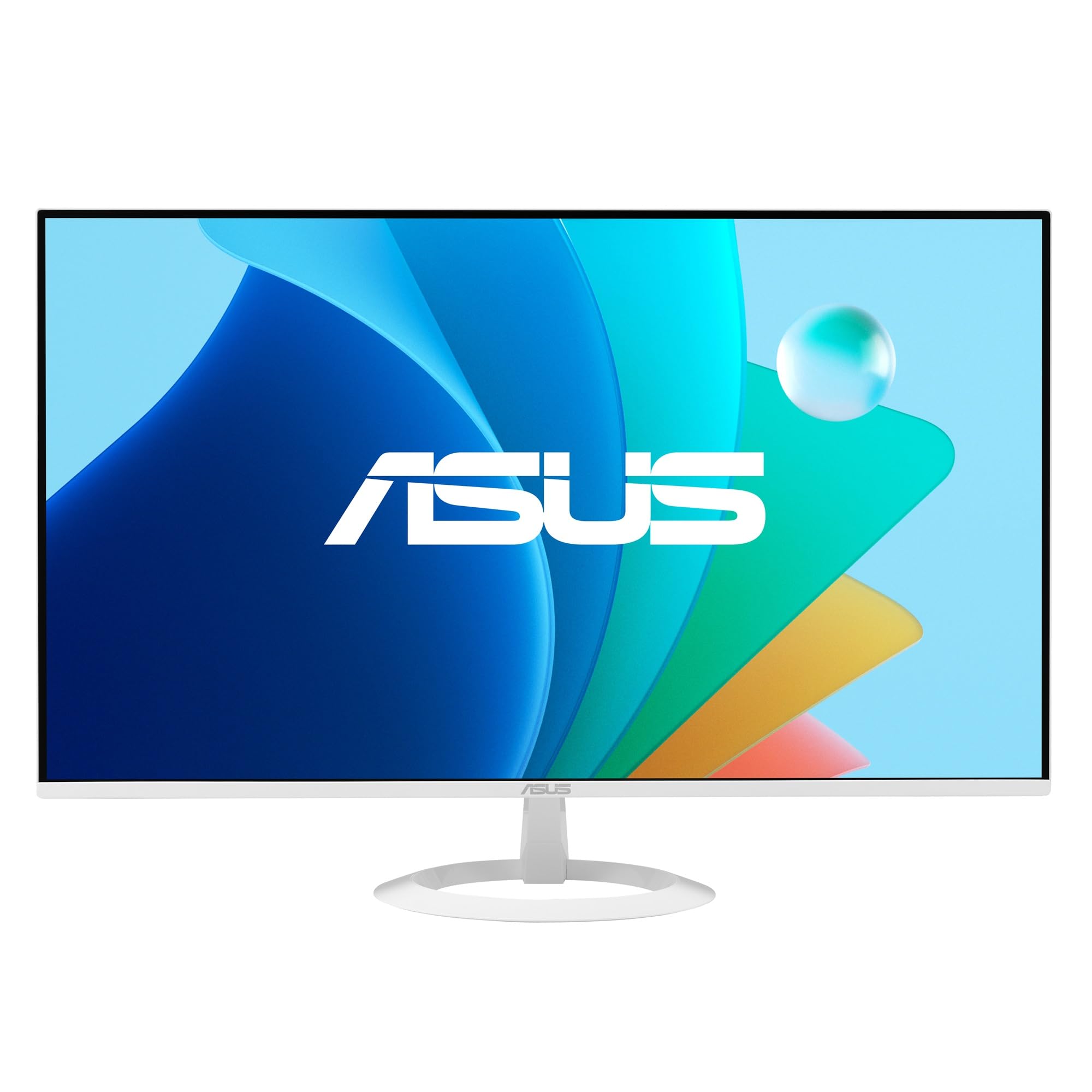 ASUS VZ249HG-W Eye Care Gaming Monitor – 24-inch (23.8-inch viewable), IPS, Full HD, 99 percent sRGB, Frameless, 120Hz, SmoothMotion, 1ms (MPRT), Adaptive Sync, Eye Care Plus, Wall Mountable
