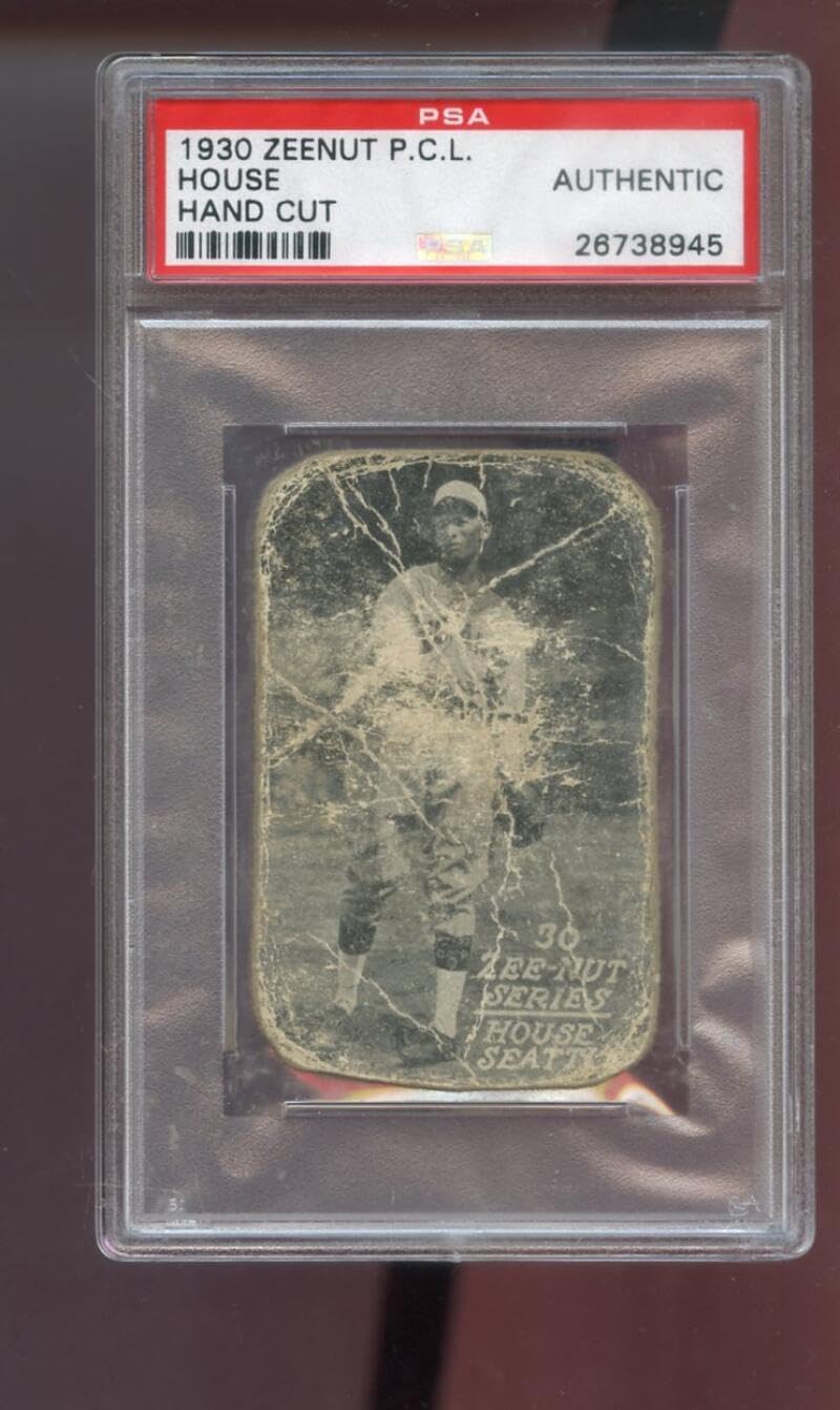 1930 Zeenut Zeenuts Andy House PSA AUTHENTIC Graded Baseball Card Pacific Coast League PCL P.C.L. Seattle Indians