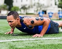 Vista 7 de Compex Wireless USA 2.0 estimulador muscular con kit de paquete TENS: máquina de estimulación muscular, con electrodos a presión, programas, PODs