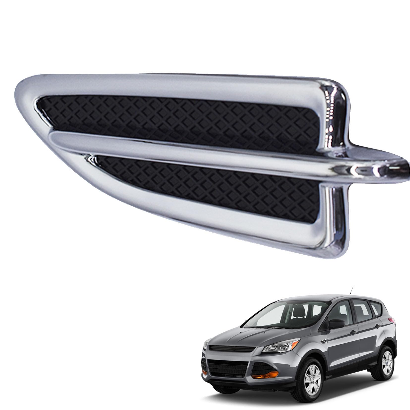 Amazon.com: Chrome Front Moulding Vent Left Driver Side