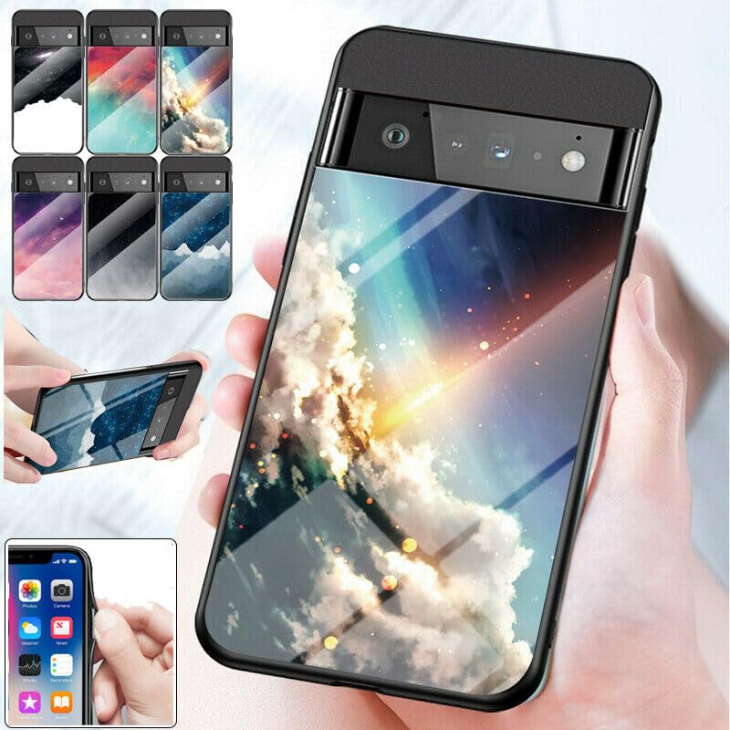 Coque Samsung S25 Ultra en silicone et verre marbré Dreamy Sky pour protection arrière rigide