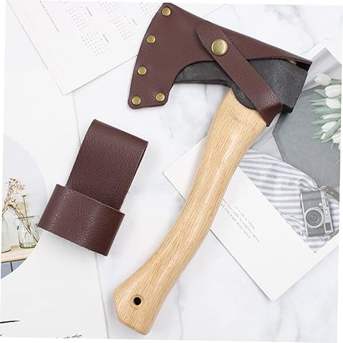 Miniatura 9 de YARNOW 4 Conjuntos de accesorios de camping camping hacha funda de cuero hacha manga hacha cubierta de hacha al aire libre cubierta de hacha