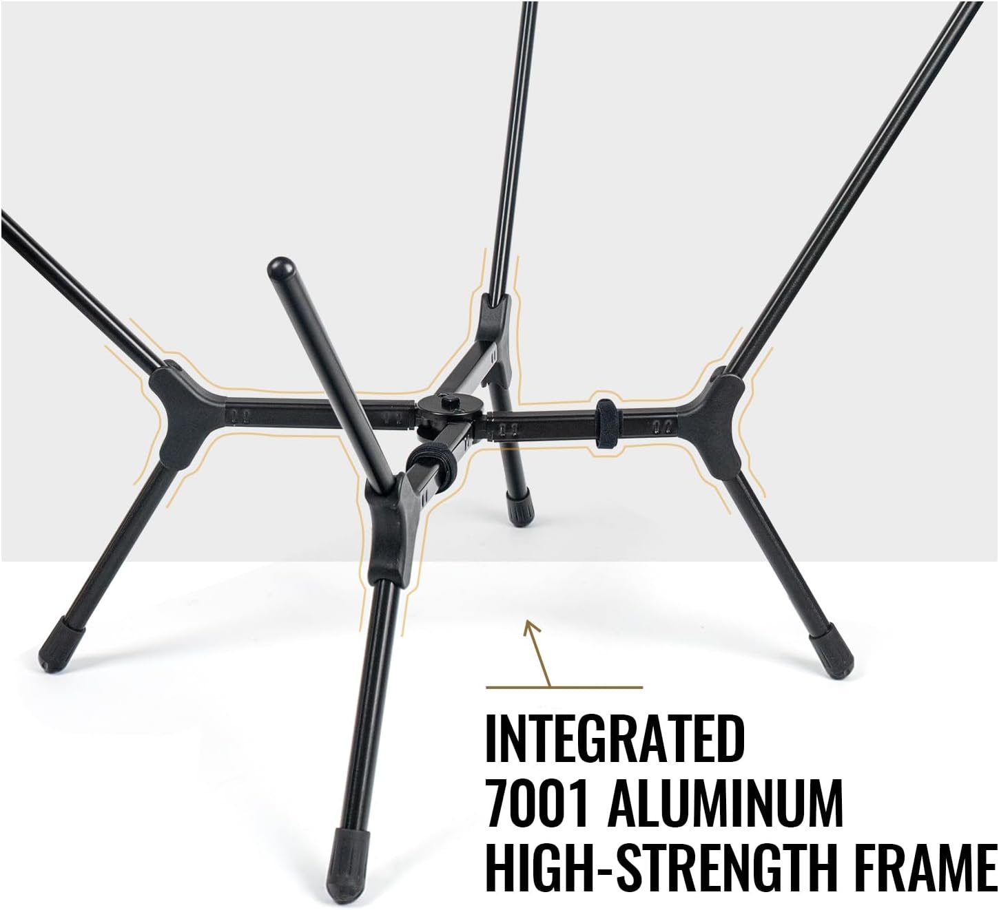 ONETIGRIS OasisFlex Camping Chair,High Back Folding Chair with Carry Bag,Great for Camping,Beach,Picnic,Park,Lawn,Sports and Outdoor Events - Image 5