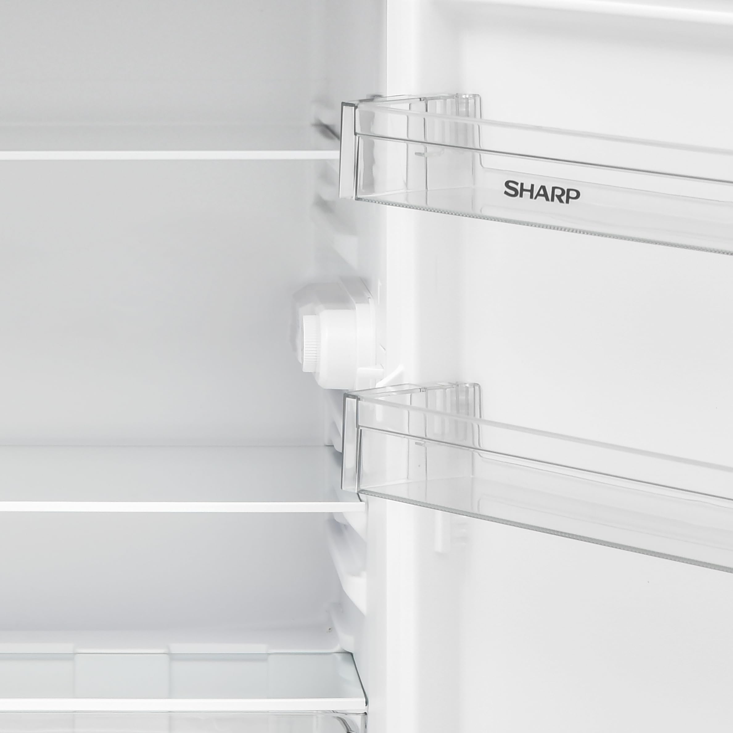 SHARP SJ-UD135T2W-EU - Frigorifero indipendente (EEK D, 135 L, 35 dB), (vano verdure), bianco, 83,8 x 54 cm (altezza x larghezza)