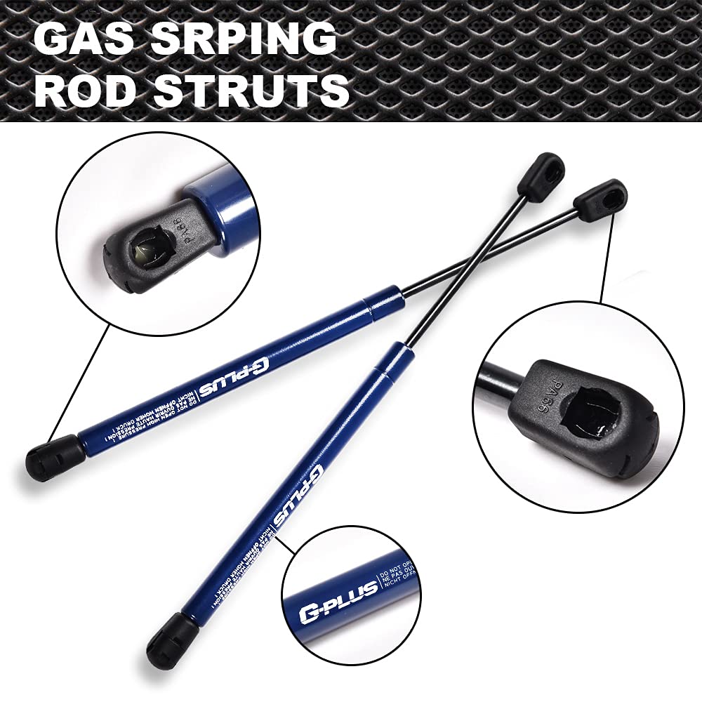 【Multi-Color】 PIT66 Lift Supports Gas Springs Props Rod, Compatible with 2009-2014 Nissan Murano Front Hood Lift Support Struts Shocks Gas Springs Blue #654701AA0A 654711AA0A 674701AA0A PM3128