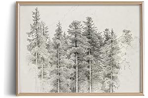 Vintage Nature Mountain Wall Art