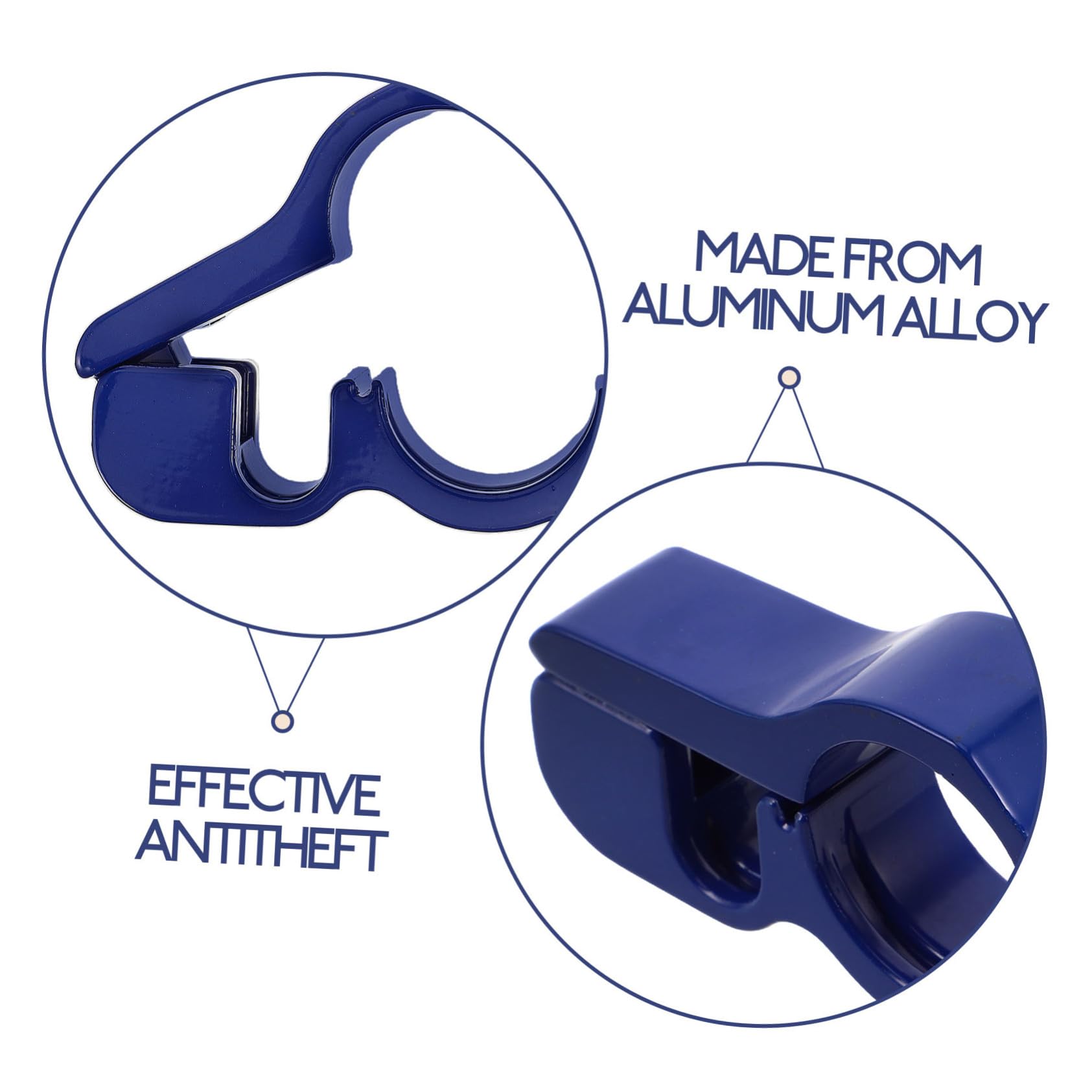Antivol de Moto en Alliage D’Aluminium, Lot de 2, Verrouillage
