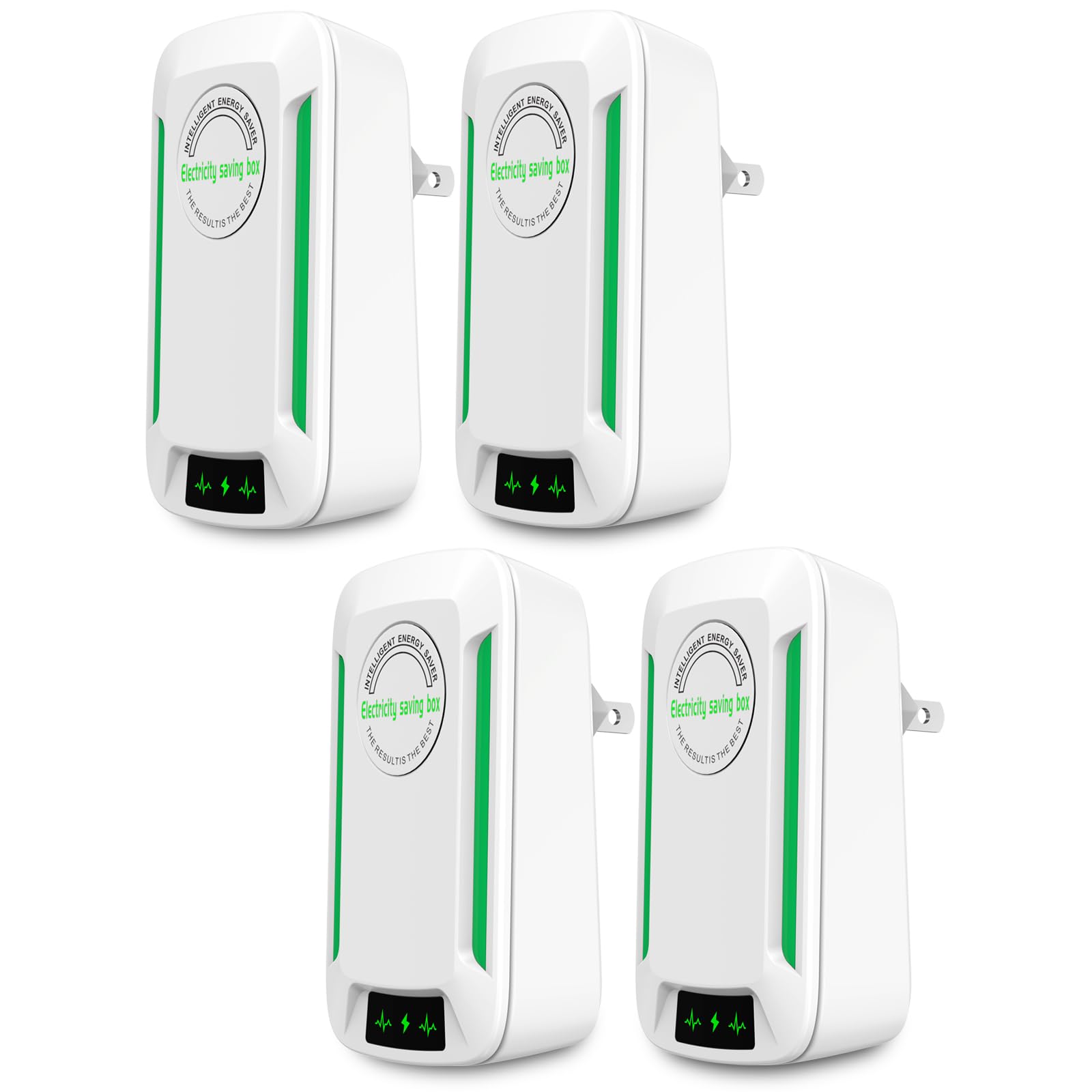 Energy Saving Device Esaver Watt, Electricity Saving Device Save Electricity, Electricity Saving Box, Energy Savers Plug in US Plug 90V-250V 30KW(4 Pack)