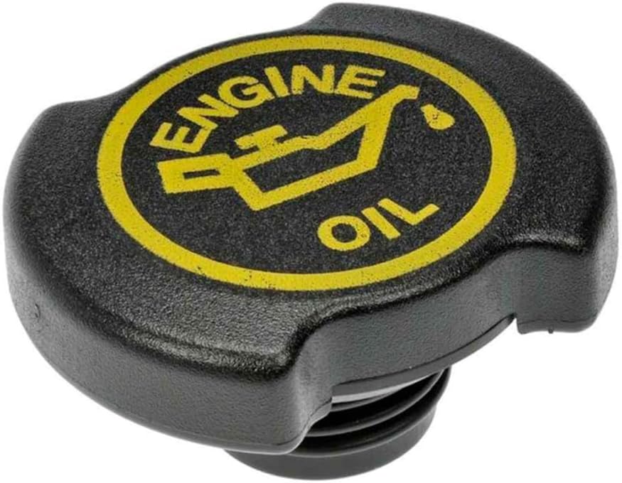 KarParts360 For Ford Mustang 1996 97 98 99 2000 Engine Oil Filler Cap | Black Housing | Nylon Material | Screw On Type | 2.75 Inches Diameter | Oil Resistant | Replacement For EC-743, F3AZ6766B