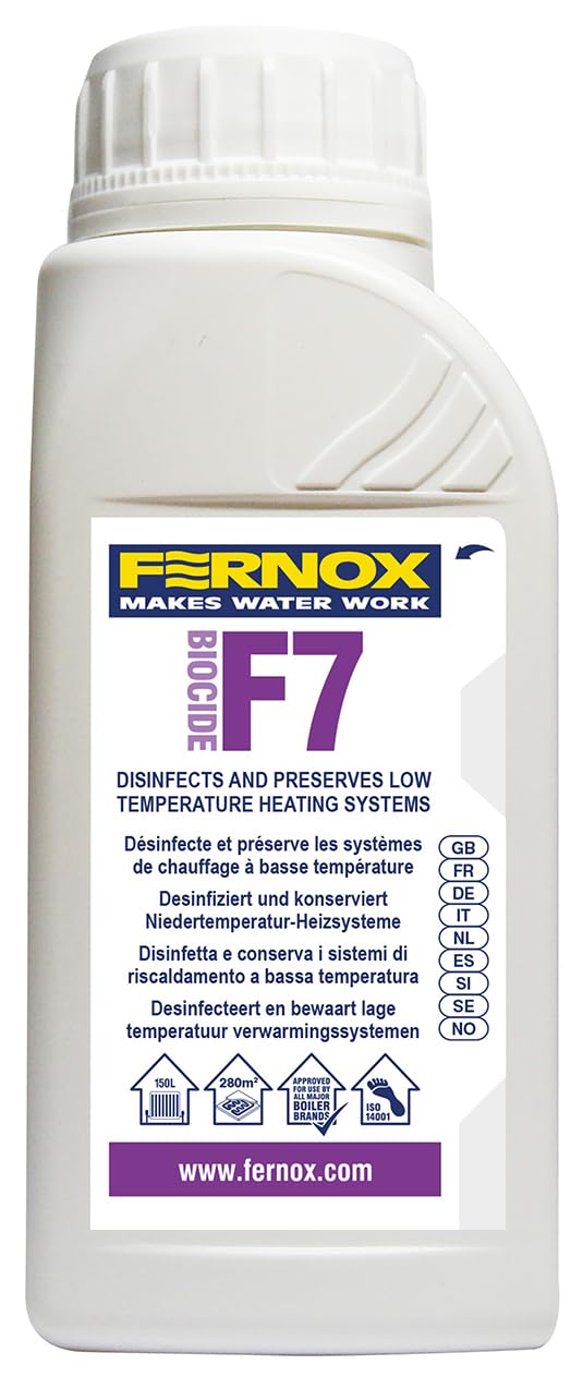 FernoxF7 biocide - GAZ Savings - Central Heating Efficiency - Prevents Bacterial Contamination and fungal Growth