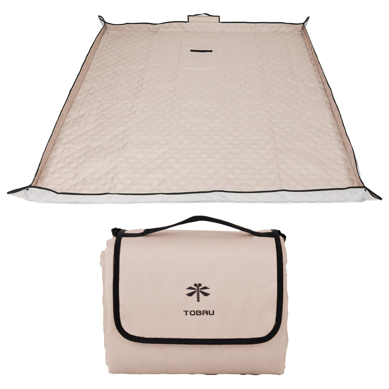 Amazon.co.jp: [TOBAU] レジャーシート 厚手 フチ自立 200×200cm 大判