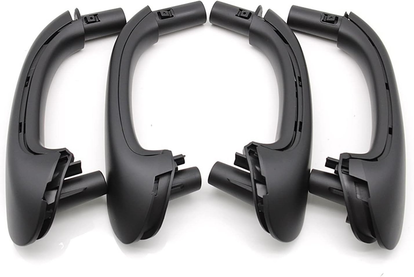 4 Pcs Car Front Left Right Interior Door Pull Handle Set Replacement, For Mercedes-Benz, for W203 C Class Sedan 2000-2007 Inner Door Handle(Black 4pcs set)