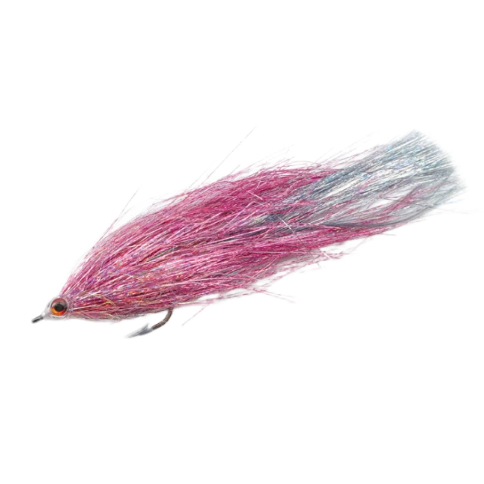 Enakshi Hand-Tied Pike Streamer Fly Highly Reflective Barracuda Fly Lure Artificial, Pink-picture-17