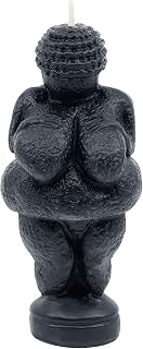 Sunbeam Candles 100% Beeswax Goddess of Fertility Black | Venus of Willendorf Candle | 30-Hour Long Burning | Home Decor & Unique Gift | Made in USA