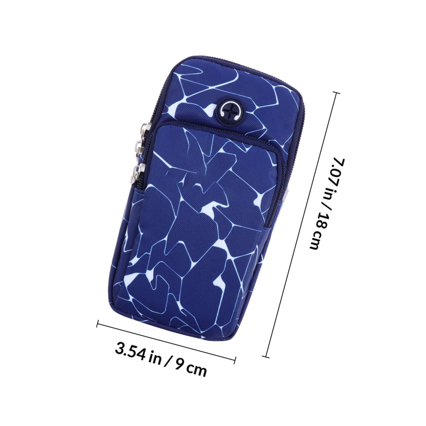 Uonlytech 3piezas Bolsa Deportiva para Teléfono Móvil para Correr y Ciclismo Diseño De Bolsillos Material Oxford Transpirable Compatible La Mayoría De Smartphones
