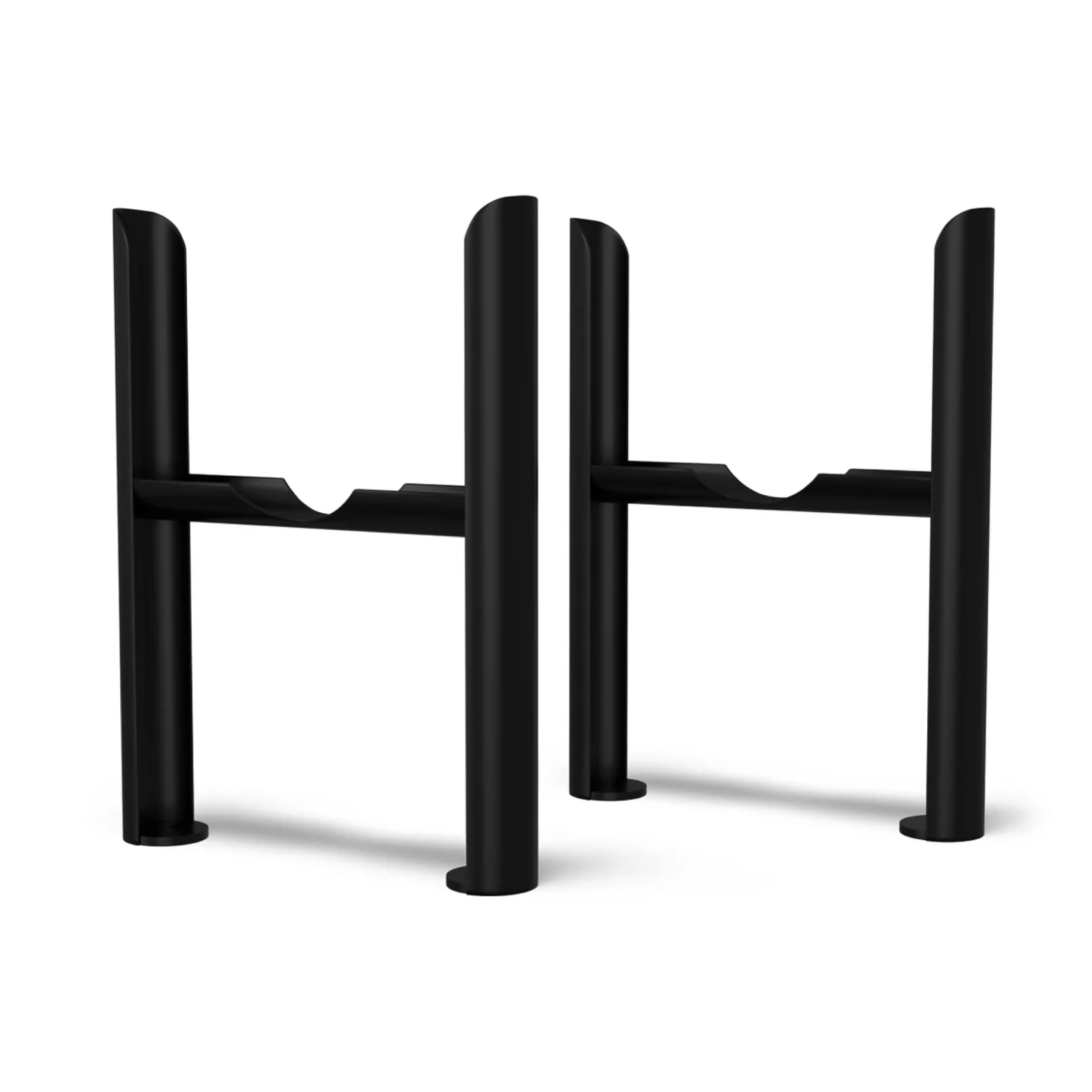 UK Radiators 4 Column Radiator Feet - Steel Freestanding Radiator Feet | Black Finish - 4 Column Traditional Design - Sturdy Steel Support for Radiators, Enhance Stability and Style