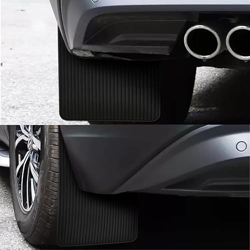 Miniatura 4 de 2 protectores de salpicaduras, guardabarros de PVC con accesorios delanteros y traseros, protectores de barro universales deportivos para automóvil,