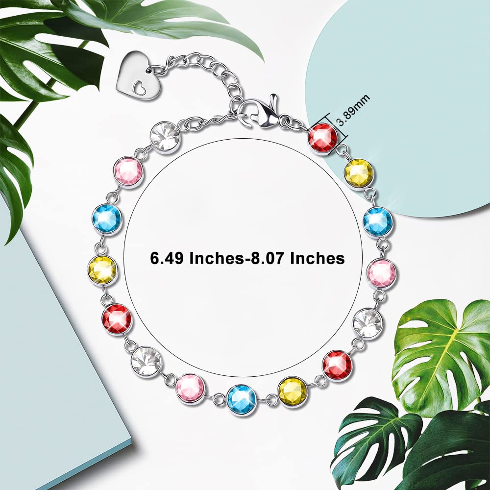 Energetix Bracelet magnétique pour femme avec fermeture en acier inoxydable (3500 gauss) (4)