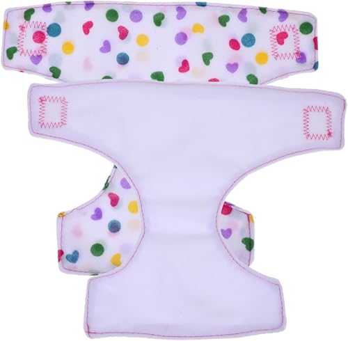 Miniatura 9 de STOBOK 2 pañales para muñecas ropa interior ajustable para muñecas de bebé de 14 a 18 pulgadas muñeca americana accesorios de ropa de muñeca