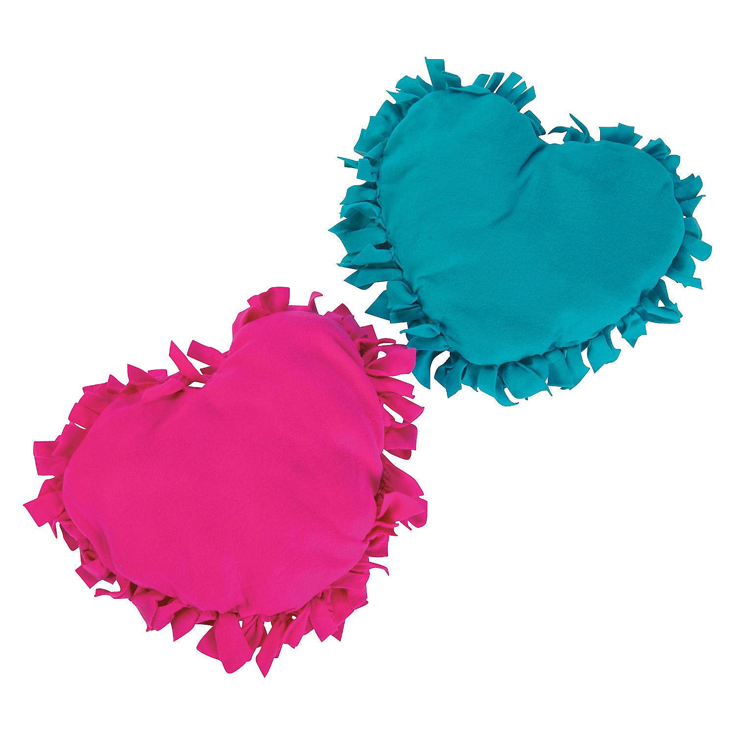 Amazon.com: Heart Shaped Fleece Tied Pillow Ck-6 - Crafts