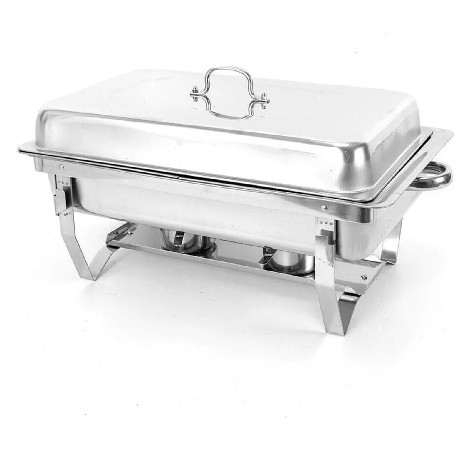 Plato De Frotamiento Acero Inoxidable For Buffet, Banquete, Catering, Fiesta, Hotel, Restaurante, Calentador Servicio RetencióN Del Calor De Larga DuracióN