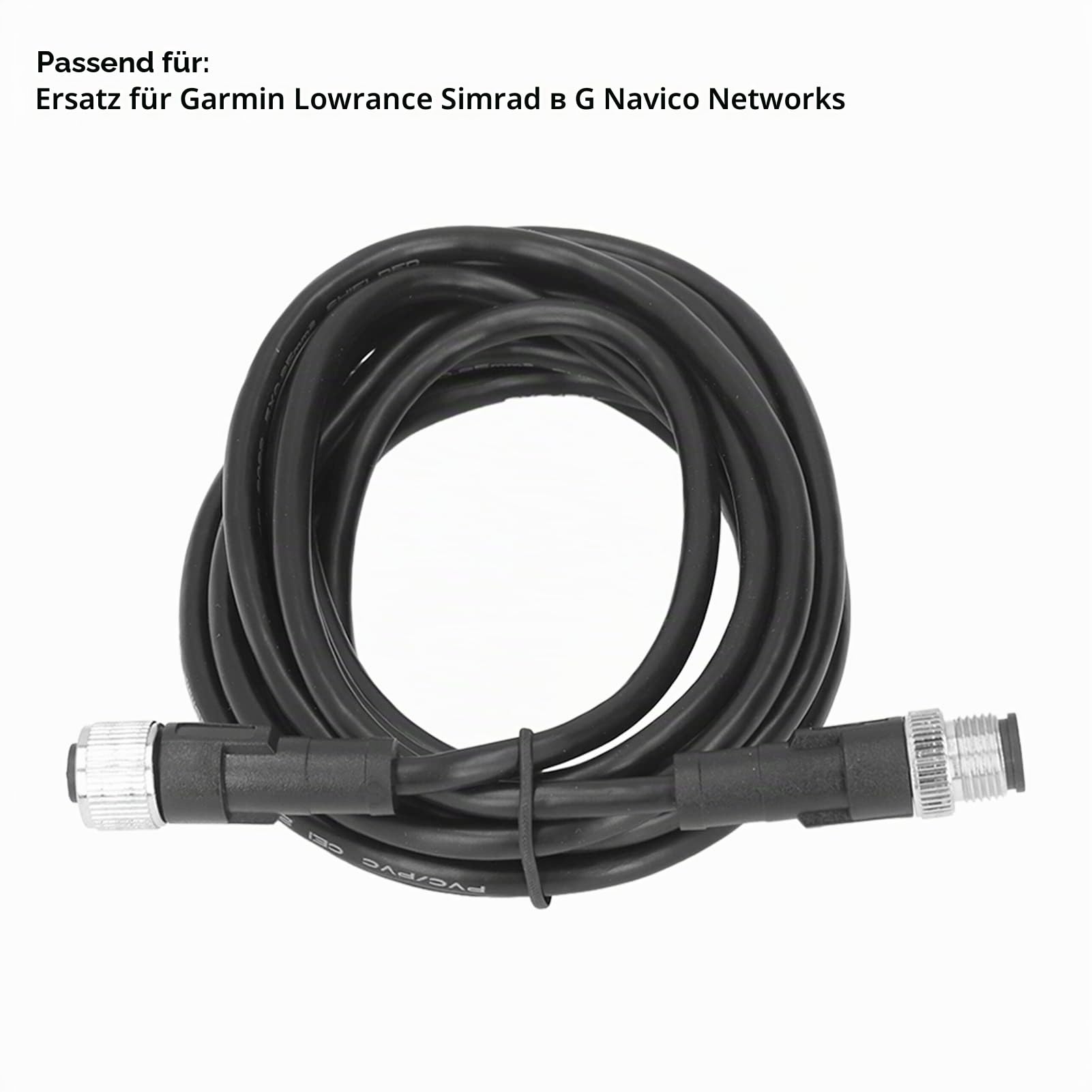 Akozon NMEA 2000 Kabel,NMEA Drop Kabel Boot-Backbone-Drop-Kabel für NMEA 2000, Ersatz für Lowrance Simrad B G Navico Networks (4 Meter)