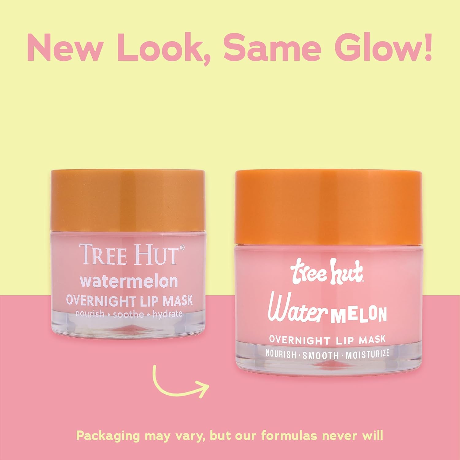 Tree Hut Watermelon Overnight Lip Mask, Hydrating Lip Treatment, Leave On Overnight for Soft, Smooth Lips, 0.6 oz (Pack of 2) image 2