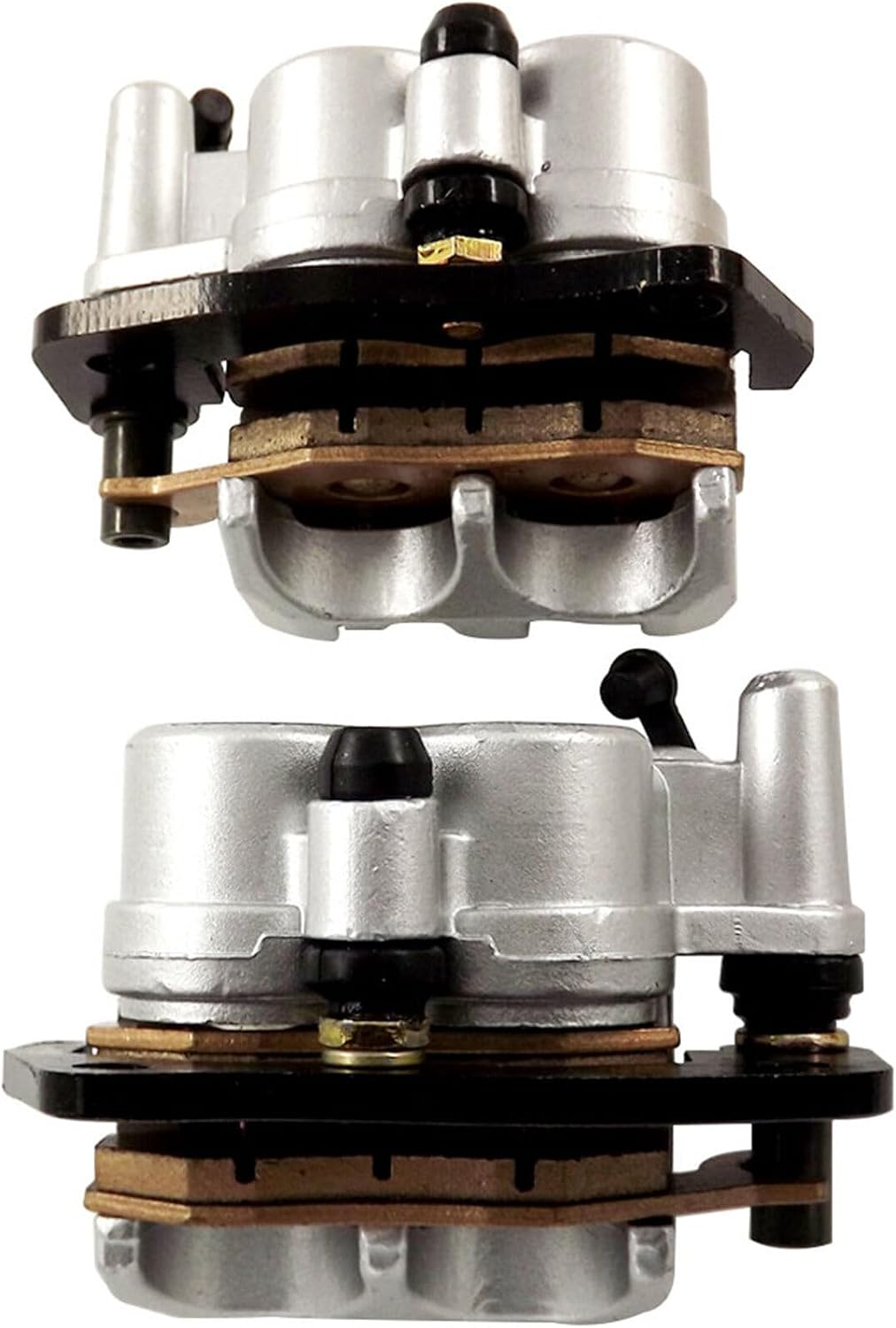 labwork Front Left and Right Brake Caliper Set with Pads Replacement for Yamaha Rhino 660 2004-2007 Rhino 700 2008-2013 Rhino 450 2006-2009 5B4-2580T-01-00 5B4-2580U-01-00 59300-05H00-999