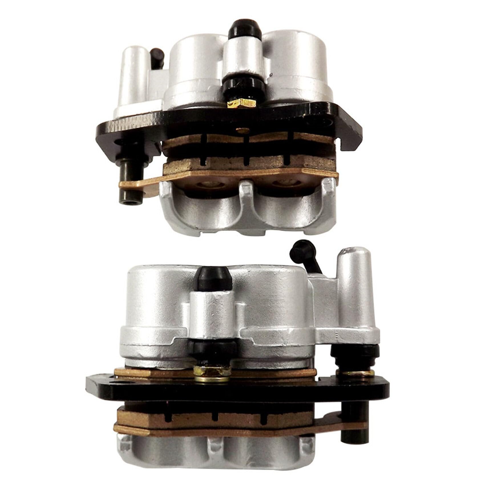 labworkFront Left and Right Brake Caliper Set with Pads Replacement for Yamaha Rhino 660 2004-2007 Rhino 700 2008-2013 Rhino 450 2006-2009 5B4-2580T-01-00 5B4-2580U-01-00 59300-05H00-999