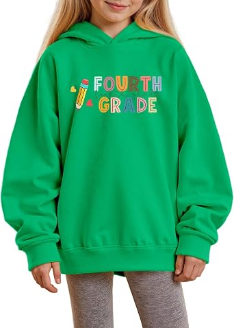 Light Blue Hoodie Trendy Teen Girl Clothes Hoodies Cute Back To School for Girls Clothing Preppy Sweaters Shirts