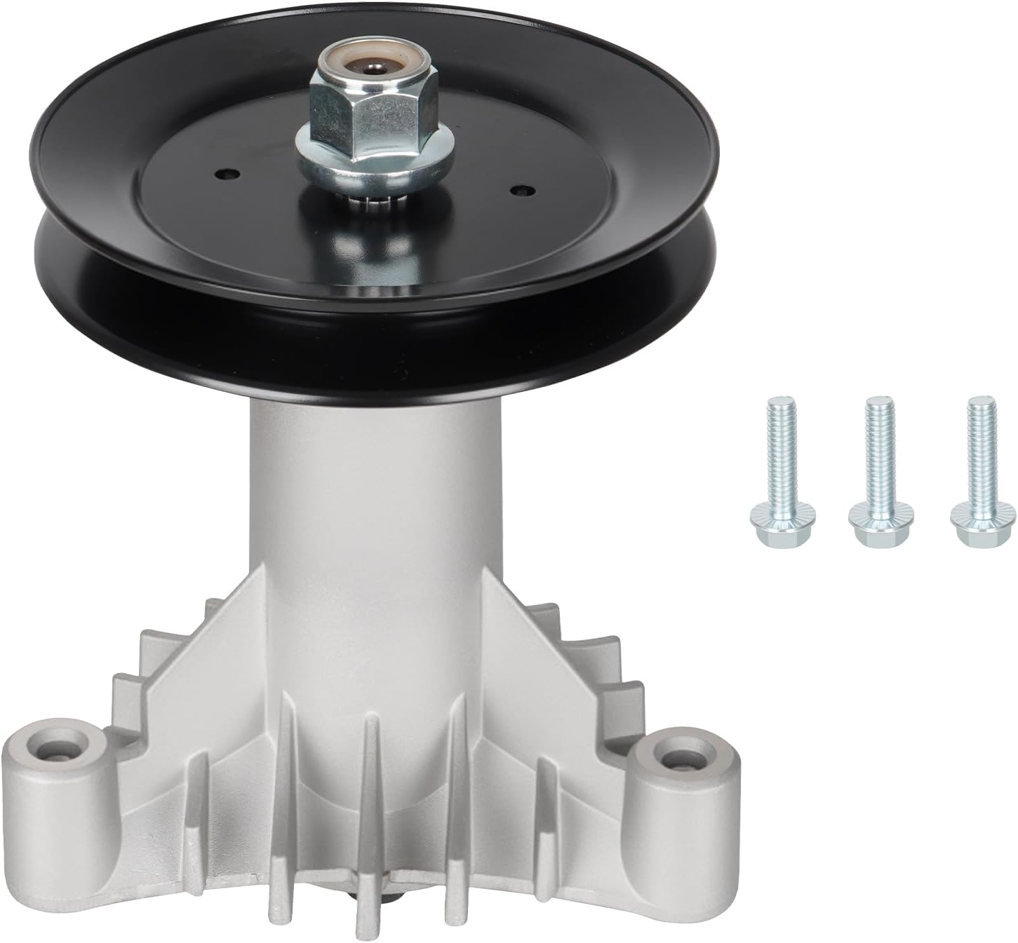 130794 Spindle Assembly with 153535 Pulley Fit for Craftsman/Husqvarna/Poulan 42 36 38 Inch Deck LT1000 LT2000 LTX1000 Riding Mower, Replace 128285, 133172, 532130794, 532128285, 532130764