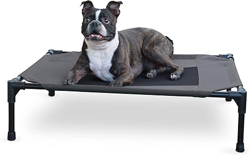 Miniatura 14 de K&H Pet Products Cuna elevada para perros al aire libre, cama elevada refrescante con malla transpirable impermeable para perros grandes, cama Malla