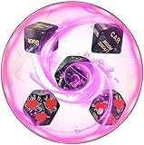 Erotic Products 5 Fun Home Party Cubes, Engraved with Exercise Patterns, Can Be Carried and Used at Any Time - Q （Black 5e12c19