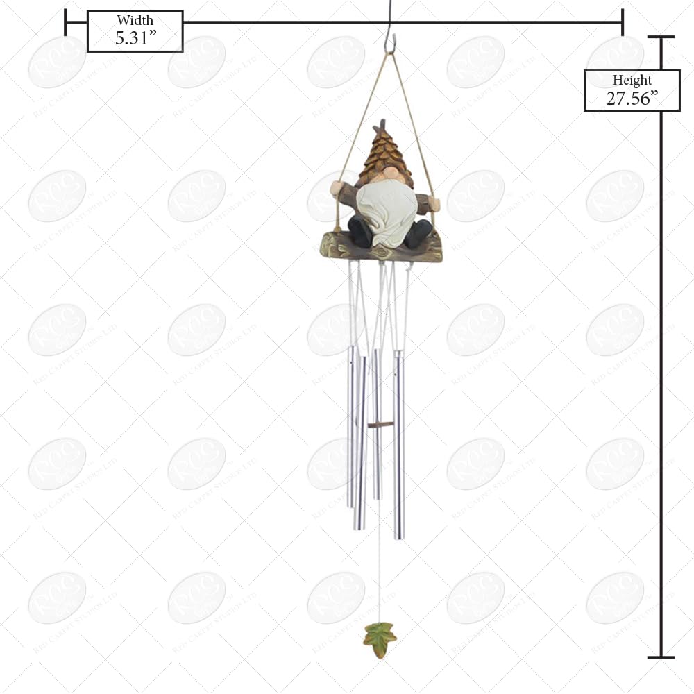 Amazon.com : Red Carpet Studios 13602 Chime, Gnome on a Swing