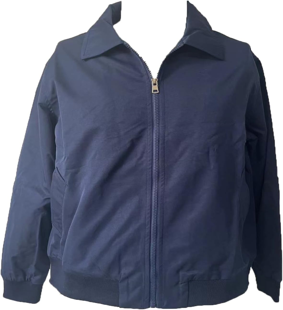 Spring And Autumn Jacket For Men'S Zipper Lapel Coat