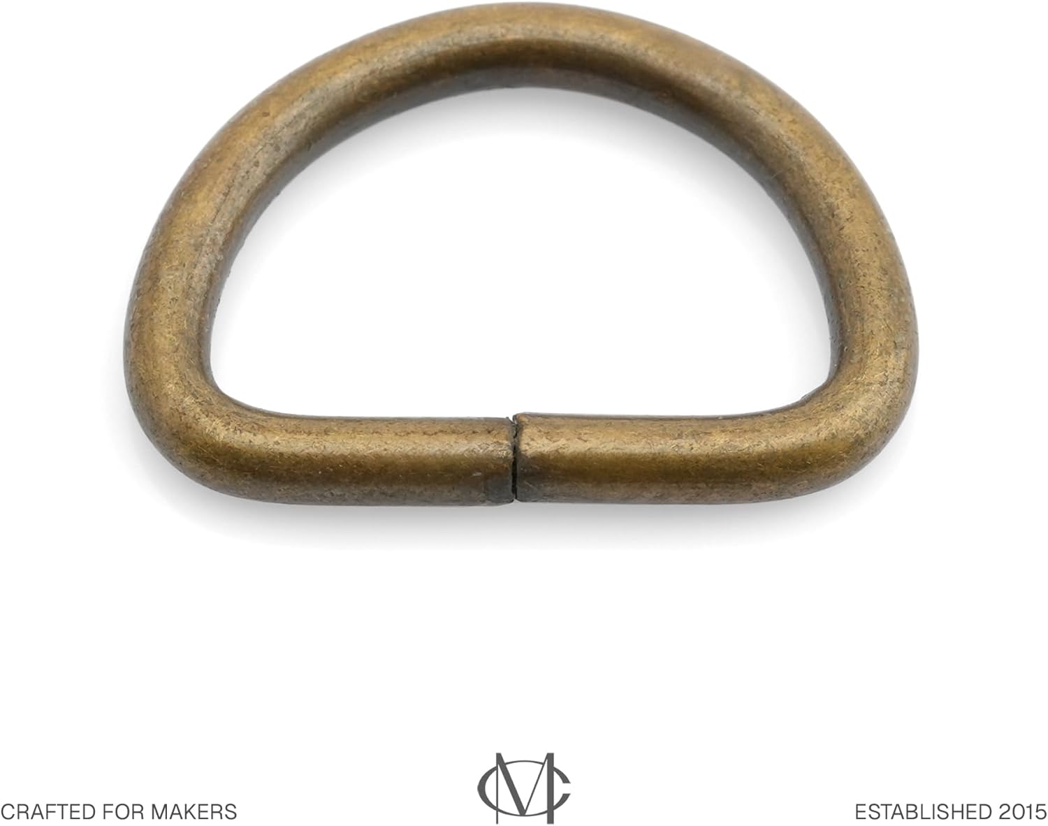 CRAFTMEMORE 100 Pack 3/4 Inch Metal D-Rings Non Welded Dee Ring for Bag Belt Lanyard DIY Craft Accessories - Image 3