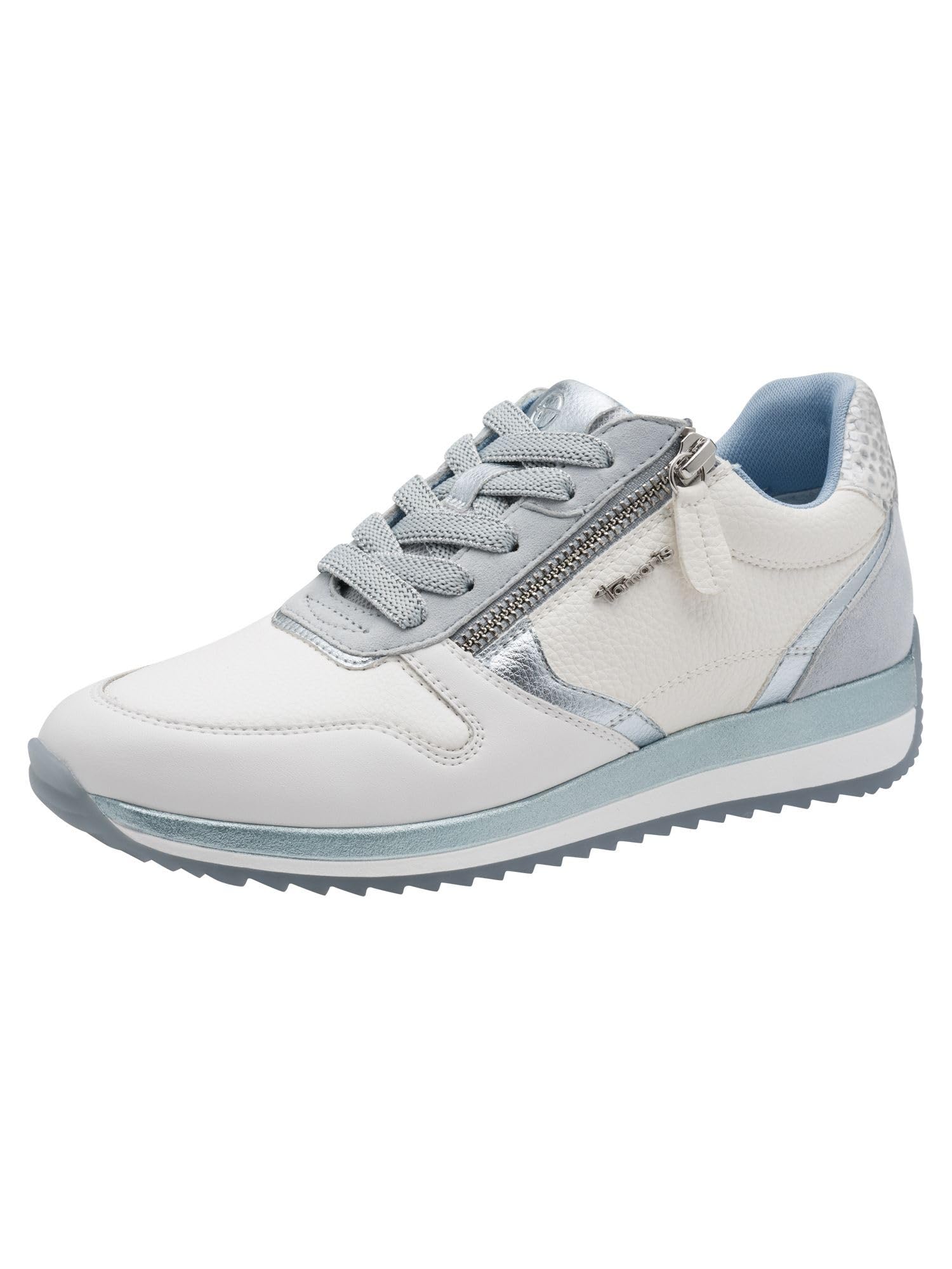 Tamaris Comfort Women's Low 8-83734-46 Trainers, White/Blue, 38 EU