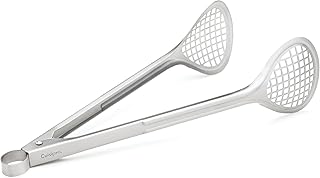 Cuisipro Stainless Steel Wide Grill/Fry Tongs, 12-Inch