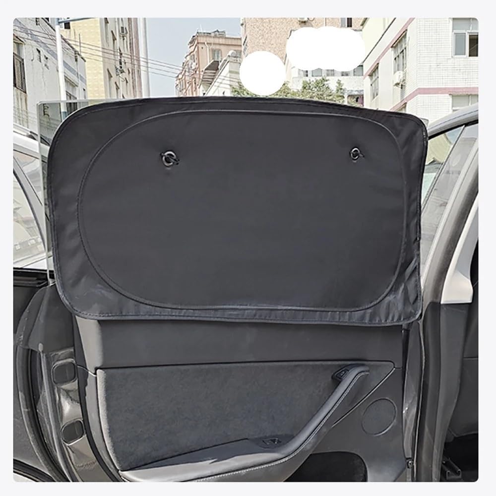 Parasol Coche Parasol Ventana Lateral Coche con Ventosas Protector Parabrisas Delantero Y Trasero para Modelo 3 para Ventanas Sin Marco Accesorios Viseras automotrices